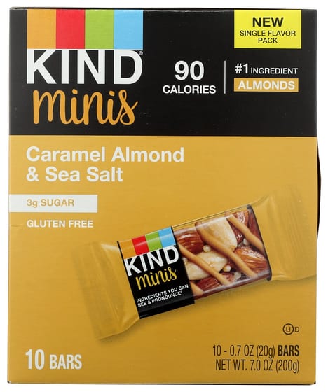 Kind: Caramel Almond & Sea Salt Minis, 7 Oz