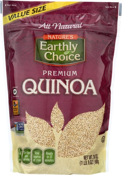 Natures Earthly Choice Quinoa Grain Gluten Free, 24 Oz