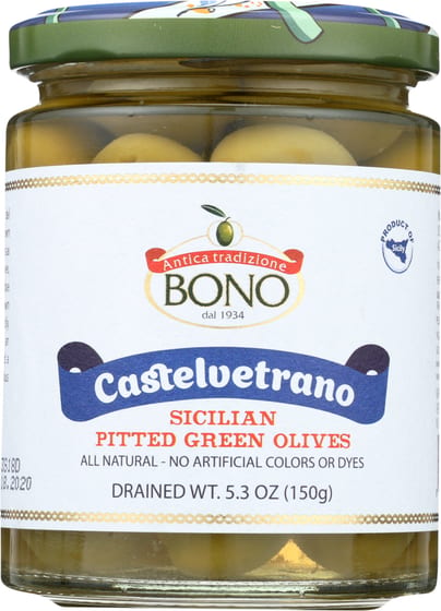 Bono: Castelvetrano Pitted Green Olives, 5.3 Oz