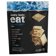 Every Body Eat: Thins Sea Salt Chia, 4 Oz
