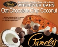 Pamela's Products - Oat Chocolate Chip Whenever Bars - Coconut - Case Of 6 - 1.41 Oz.