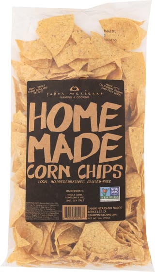 Sabor Mexicano Chips Corn Homemade Original, 12 Oz