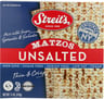 Streits Unsalted Matzo, 11 Oz