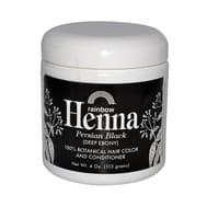 Rainbow Research Henna Hair Color And Conditioner Persian Black Deep Ebony 4 Oz