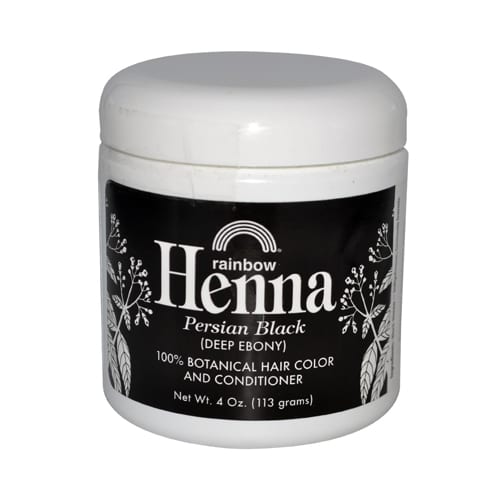 Rainbow Research Henna Hair Color And Conditioner Persian Black Deep Ebony 4 Oz