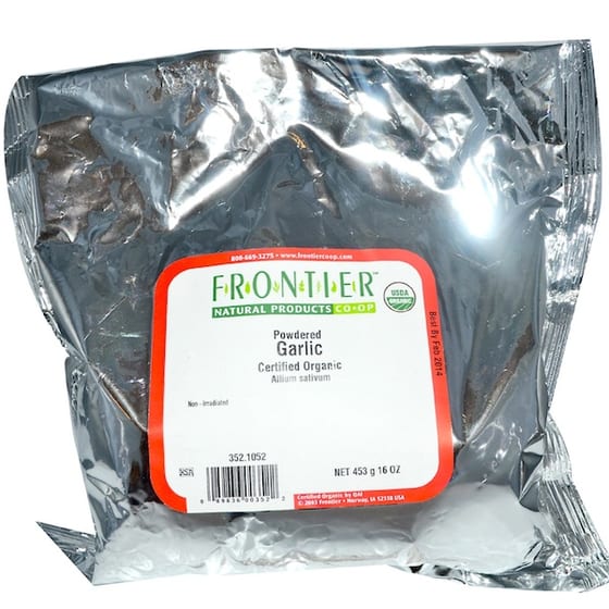 Frontier Herb Garlic Organic Powder - Single Bulk Item - 1lb