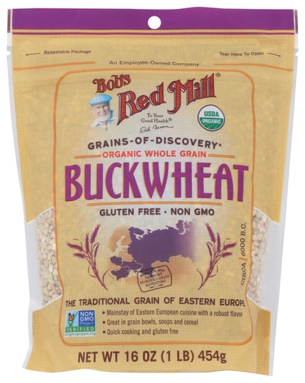 Bob's Red Mill Organic Whole Grain Buckwheat Groats, 16 Oz