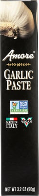Amore Paste Tube Garlic, 3.2 Oz