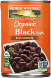 Westbrae Natural Vegetarian Organic Black Beans, 15 Oz