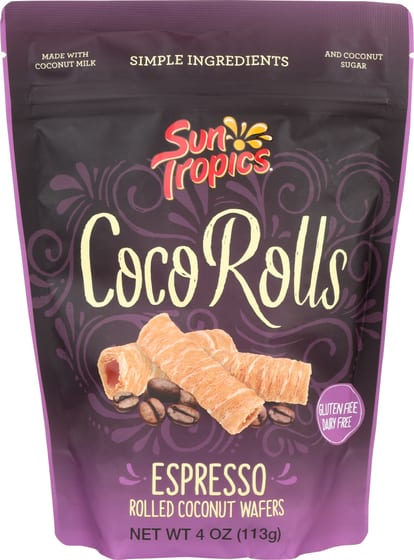 Sun Tropics Cookie Coconut Wafer Espresso, 4 Oz