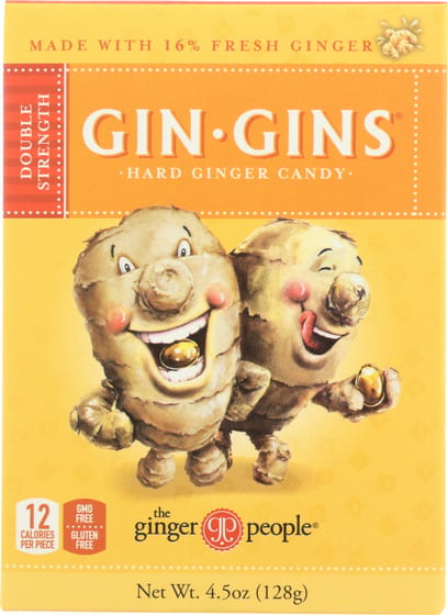 Ginger People Hard Ginger Candy Box, 4.5 Oz
