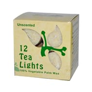 Aloha Bay Palm Wax Tea Lights With Aluminum Holder Cream (1x12/.7 Oz)