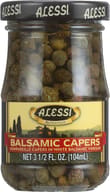 Alessi Nonpareille Capers In White Balsamic Vinegar, 3.5 Oz