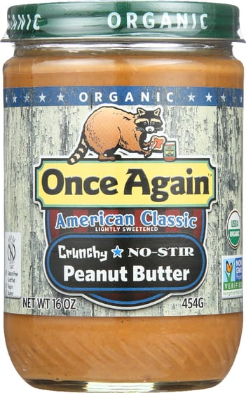 Once Again Organic American Classic Crunchy Peanut Butter, 16 Oz