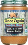 Once Again Organic American Classic Crunchy Peanut Butter, 16 Oz