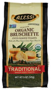 Alessi Traditional Italian Organic Bruschette, 5 Oz