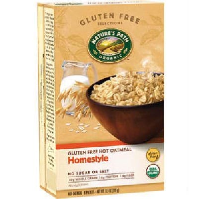Nature's Path Organic Hot Oatmeal - Homestyle - Case Of 6 - 11.3 Oz.