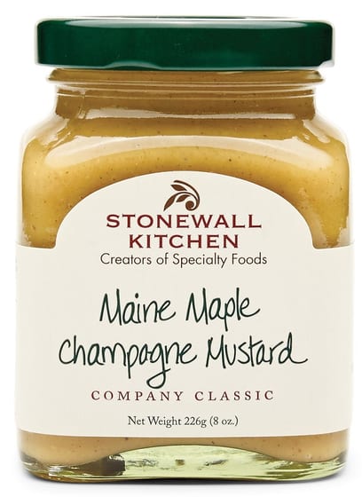 Stonewall Kitchen Maine Maple Champagne Mustard, 8 Oz