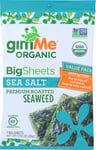 Gimme Organic Roasted Seaweed Full Sheets Sea Salt, 0.92 Oz