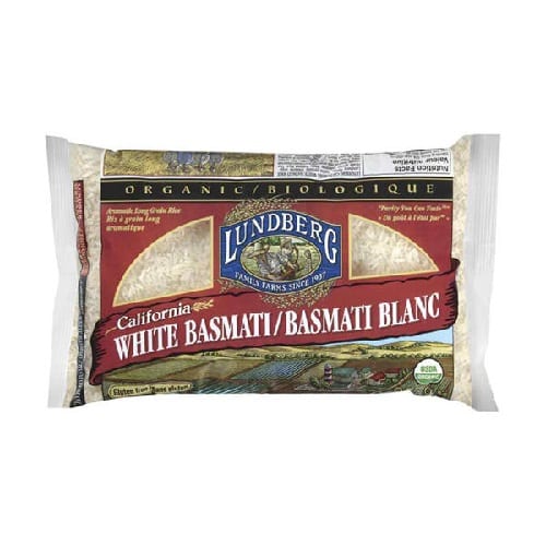 Lundberg Family Farms Organic California White Basmati Rice - Single Bulk Item - 25lb