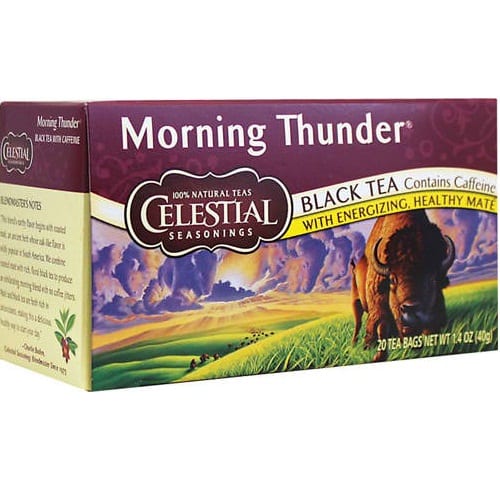 Celestial Seasonings Morning Thunder - 20 Tea Bags - Case Of 6