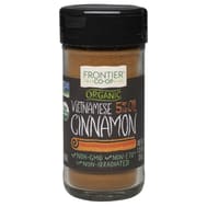 Frontier Herb Cinnamon - Organic - Ground - Vietnamese - 5 Percent Oil - 1.31 Oz