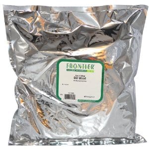 Frontier Herb Dill Weed Cut And Sifted - Single Bulk Item - 1lb