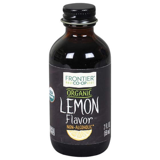 Frontier Herb Lemon Flavor - Organic - 2 Oz