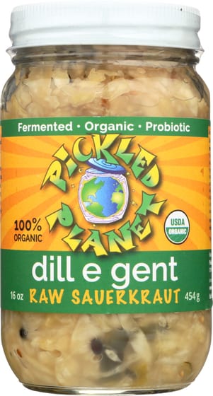 Pickled Planet Dill E Gent Raw Sauerkraut, 16 Oz
