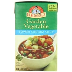Dr. Mcdougall's Garden Vegetable Lower Sodium Soup - Case Of 6 - 17.9 Oz.