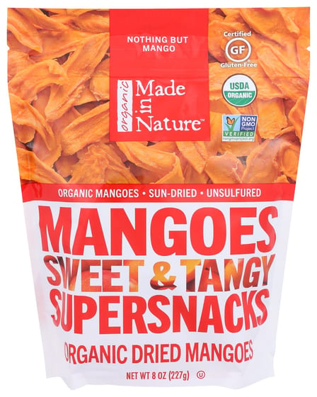 Made In Nature: Organic Dried Mangoes, 8 Oz