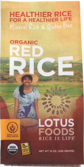Lotus Foods Organic Red Rice, 15 Oz