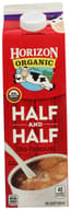 Horizon: Half And Half Organic, 32 Oz