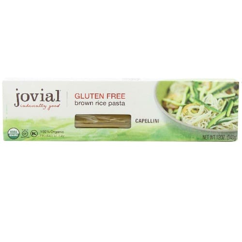 Jovial - Gluten Free Brown Rice Pasta - Capellini - Case Of 12 - 12 Oz.