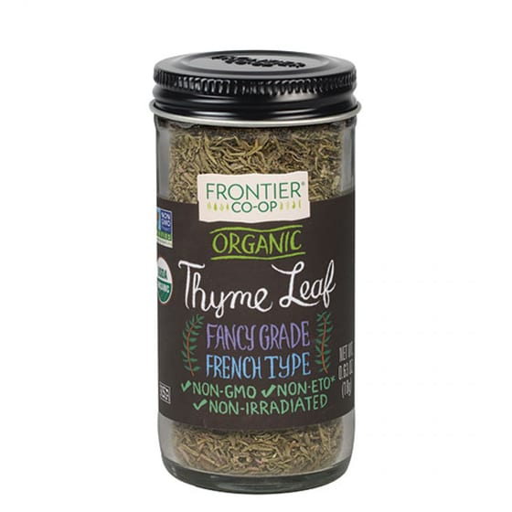 Frontier Herb Thyme Leaf - Organic - Whole - .8 Oz