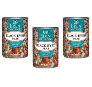 Eden Foods Organic Black Eyed Peas - Case Of 12 - 15 Oz.