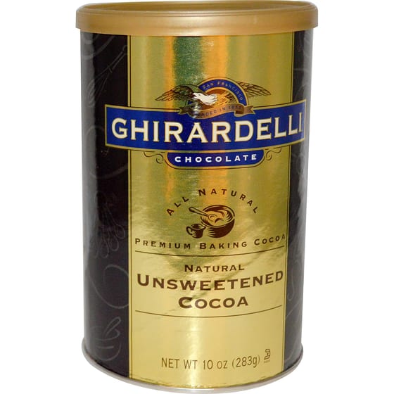 Ghirardelli Baking Cocoa - Premium - 100 Percent Unsweetened - 8 Oz - Case Of 6