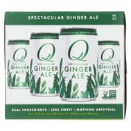 Q Drinks - Ginger Ale - Case Of 6/4 Packs/7.5oz Cans