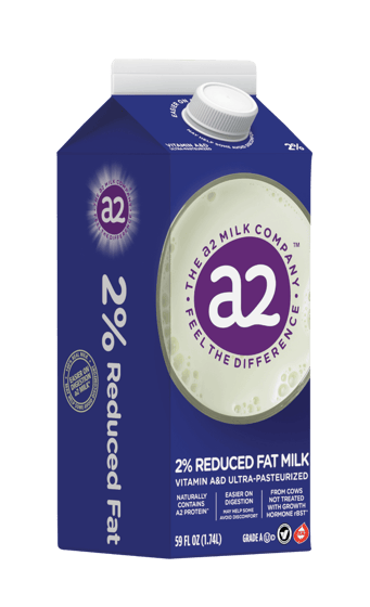 A2 Milk: 2% Reduced Fat Milk, 59 Oz