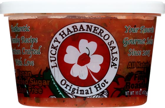 Lucky Habanero Original Hot Salsa, 16 Oz