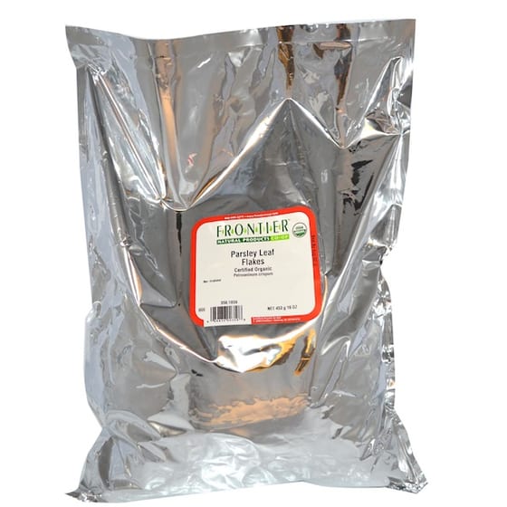 Frontier Herb Parsley Leaf Organic Flakes - Single Bulk Item - 1lb