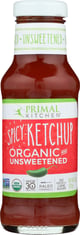 Primal Kitchen Ketchup Unsweetened Spicy Organic, 11.3 Oz