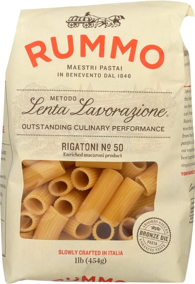 Rummo: Rigatoni Pasta, 16 Oz