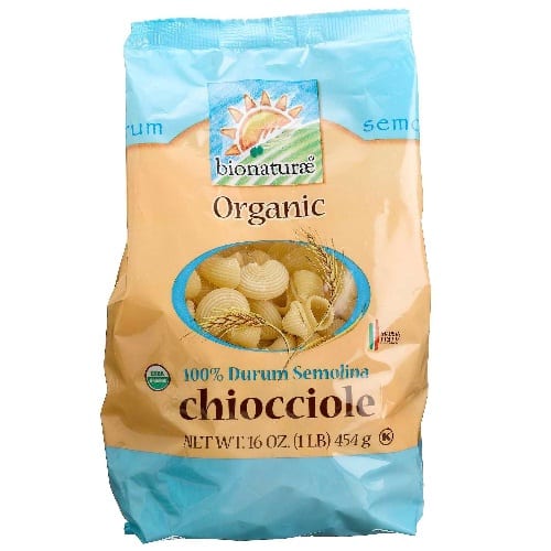 Bionaturae Pasta - Chiocciole - Case Of 12 - 16 Oz.