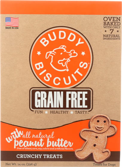 Buddy Biscuits: Baked Peanut Butter Dog Biscuits, 14 Oz