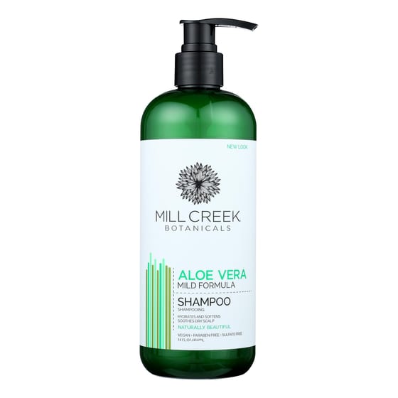 Mill Creek Botanicals Aloe Vera Shampoo Hydrates And - 1 Each - 14 Fz
