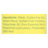 Rebel Green Dish Soap - Peppermint And Lemon - Deluxe - Case Of 4 - 16 Fl Oz