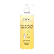 Babo Botanicals Baby Shampoo And Wash Moisturizing Oat Milk 16 Oz