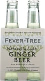 Fever Tree: Soda 4pk Ginger Beer Light, 6.8 Oz