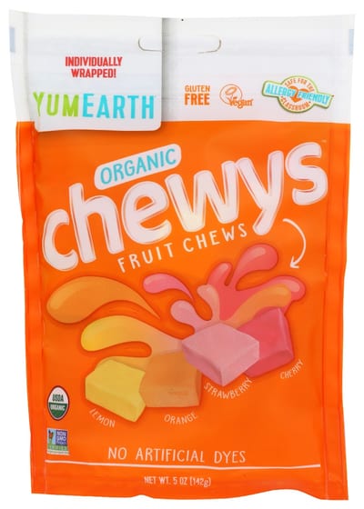 Yumearth: Candy Chewys Organic, 5 Oz